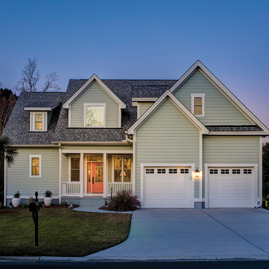 front elevation of beautiful home lit up at twilig 2023 11 27 05 02 04 utc